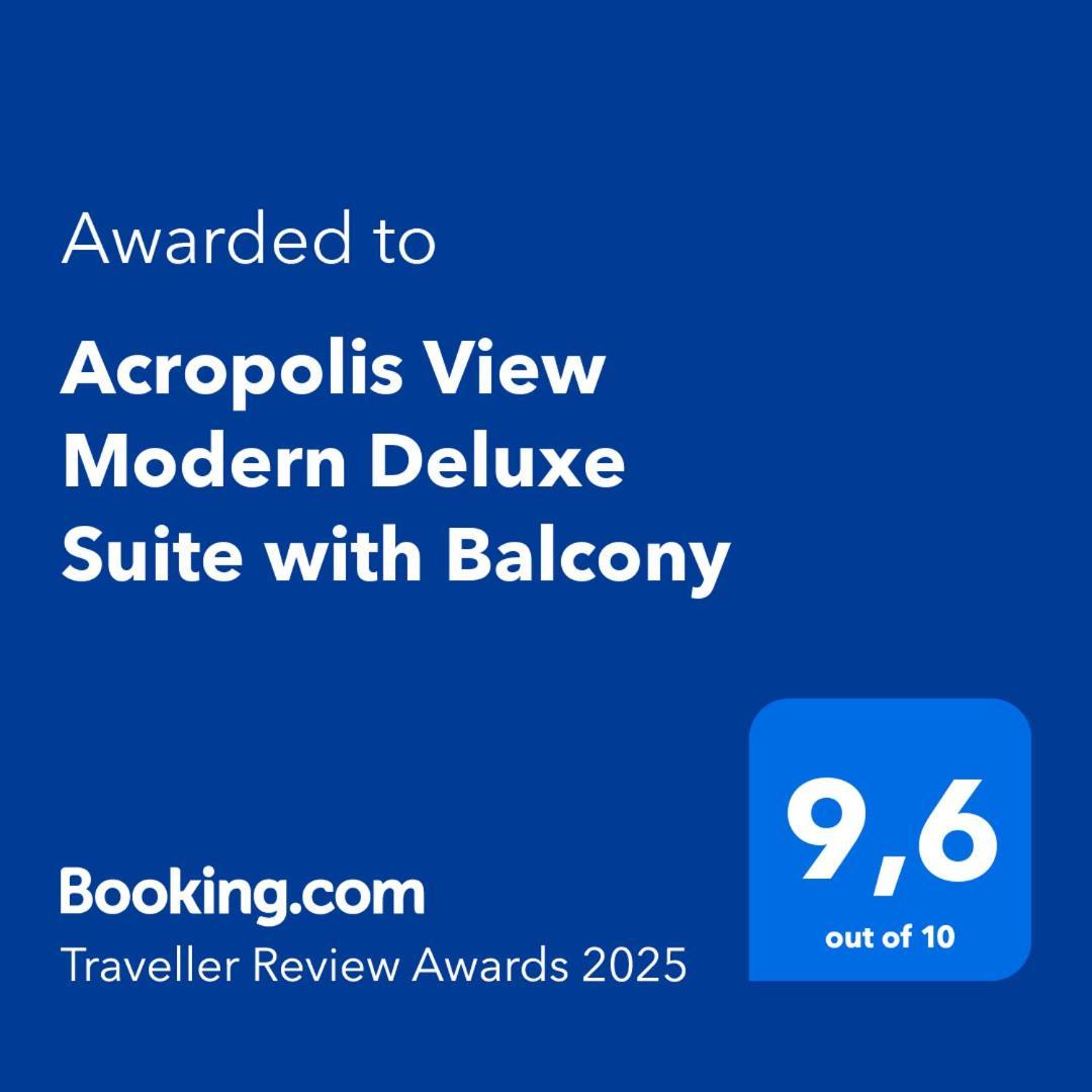 Acropolis View Modern Deluxe Suite With Balcony Atenas Exterior foto